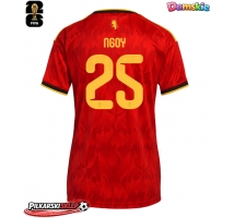 Belgia Nathan Ngoy #25 Koszulka Podstawowa damskie MŚ 2026 Krótki Rękaw